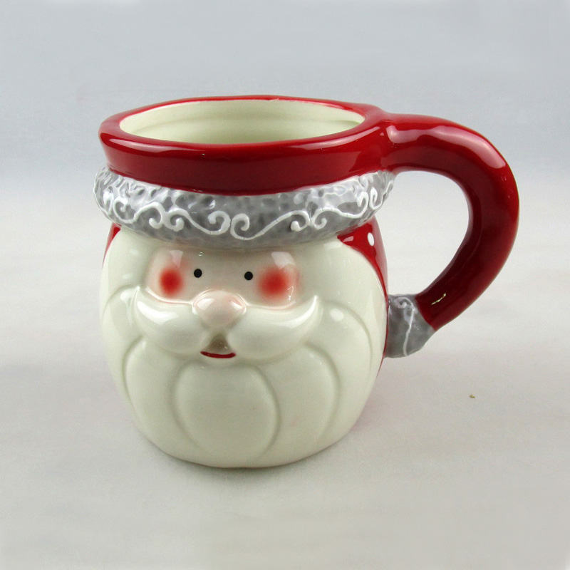 Wholesale Santa Clause Ceramic Mug Factory Supply