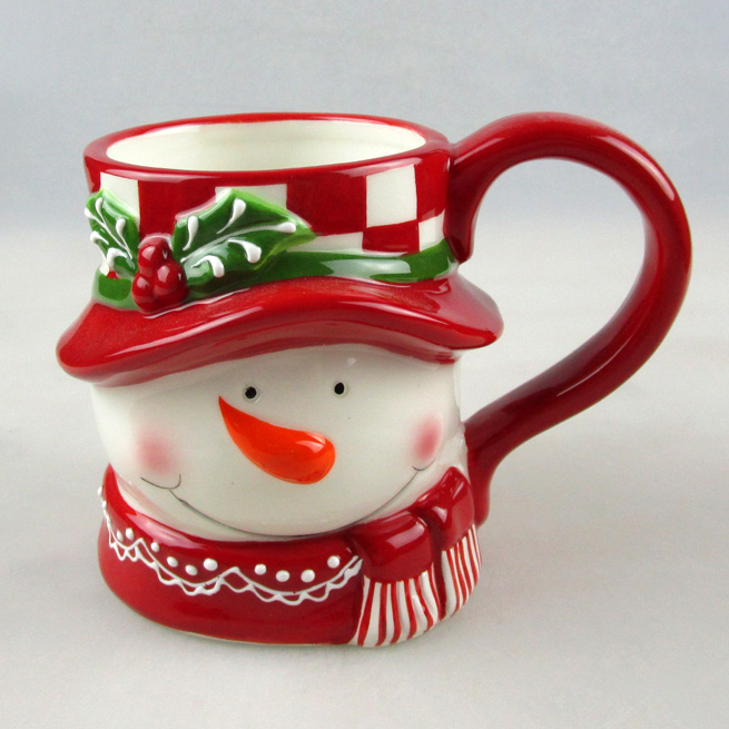 Wholesale Christmas Snow Man Ceramic Mug Manufacturer Supplier