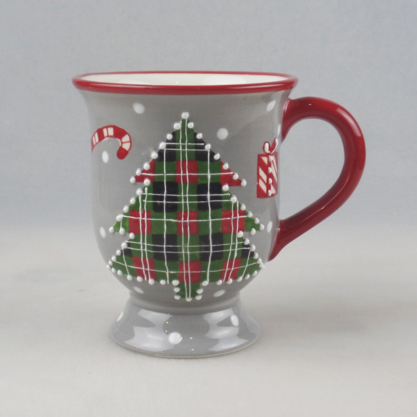 Wholesale Christmas Tree Ceramic Mug Cup Manufacturer