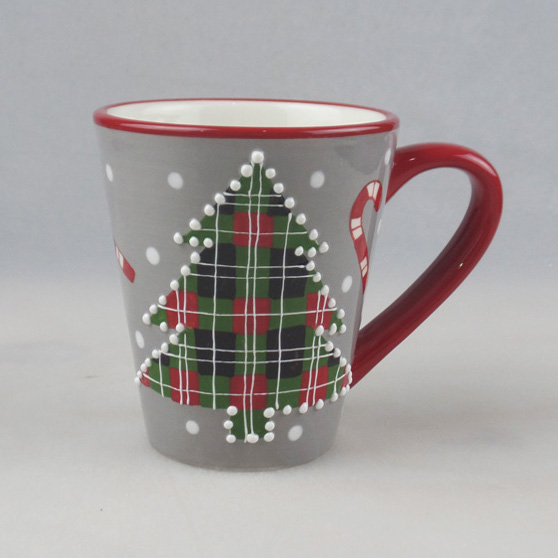 Wholesale Christmas Tree Ceramic Mug Cup China Supplier