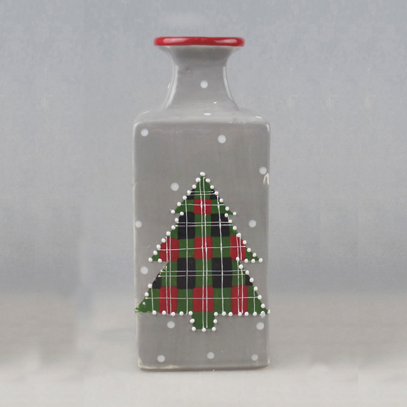 Wholesale Christmas Tree Ceramic Oil Bottle Manufacturer