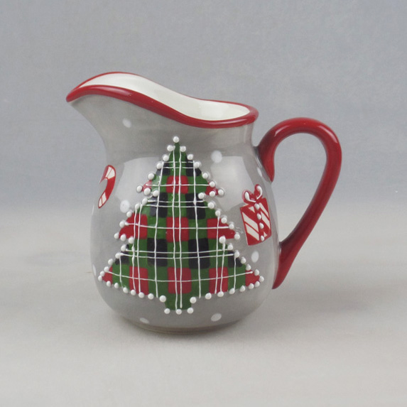 Wholesale Christmas Tree Ceramic Pitcher and Creamer Supplier