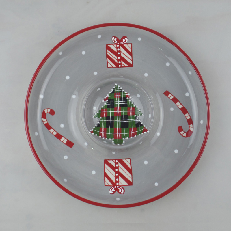 Wholesale Christmas Tree Ceramic Chip n Dip Factory Supplier