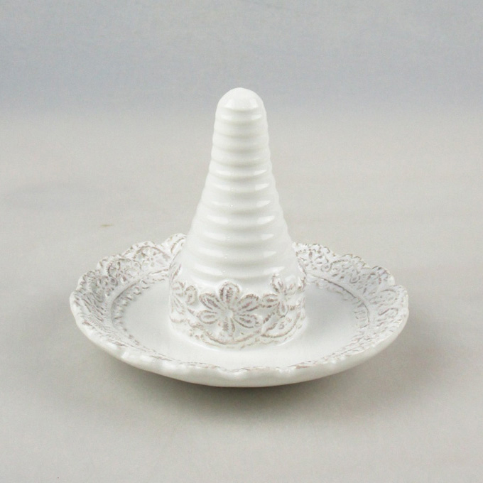 Wholesale Jewelry Ornament Ceramic Trinket Holder Factory