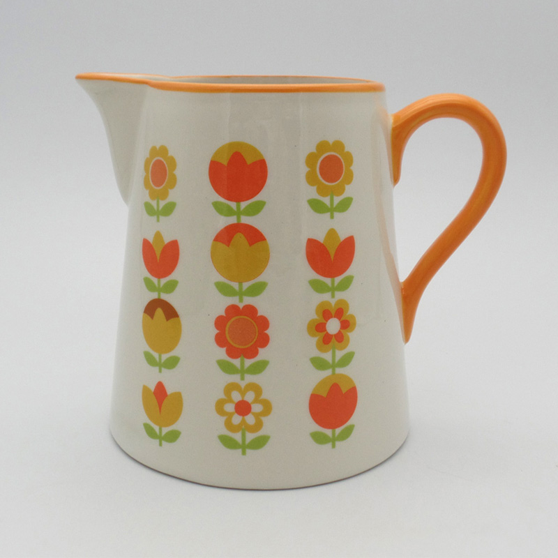 Wholesale Sunflower Decal Big Jug Ceramic Factory