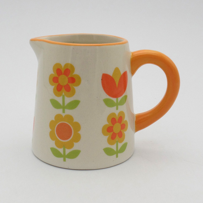 Wholesale Sunflower Decal Jug Pitcher Ceramic Factory