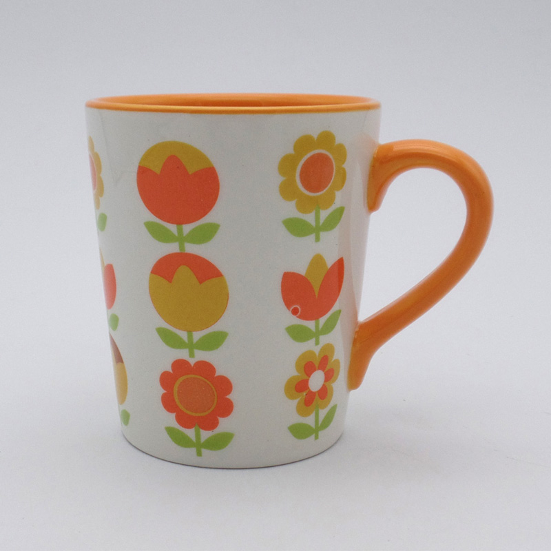 Wholesale Sunflower Decal Promotional Mug Ceramic Factory