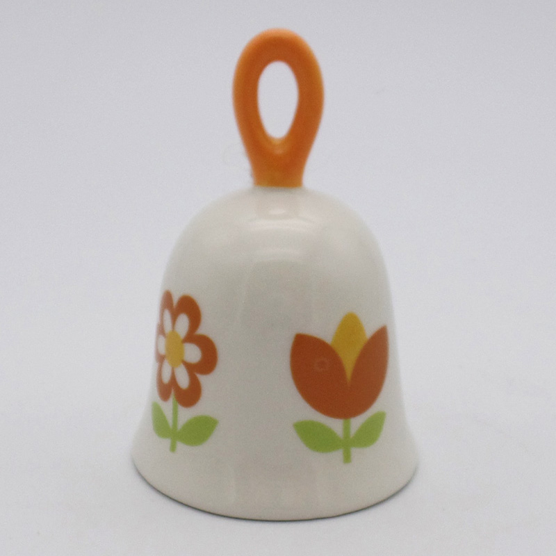 Wholesale Sunflower Decal Table Bell Ceramic Factory