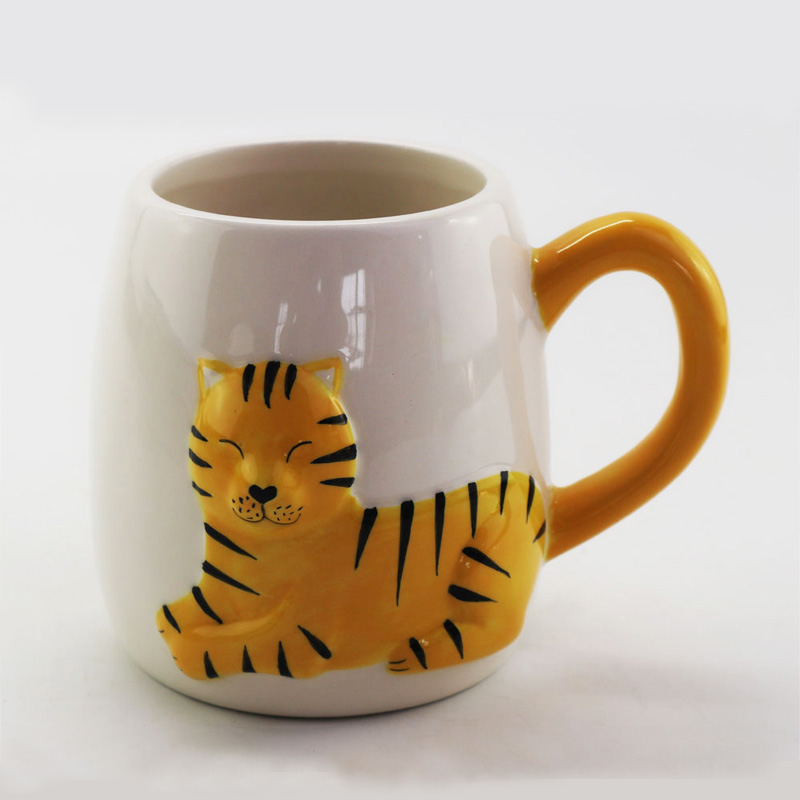 Wholesale 3D Mug Tiger Animal Mugs Manufacturer
