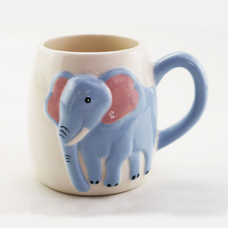 Wholesale 3D Mug Elephant Animal Mugs Manufacturer