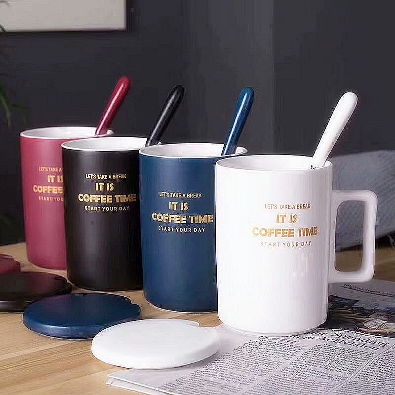 Wholesale Coffee Mug With Lid with Spoon Supplier