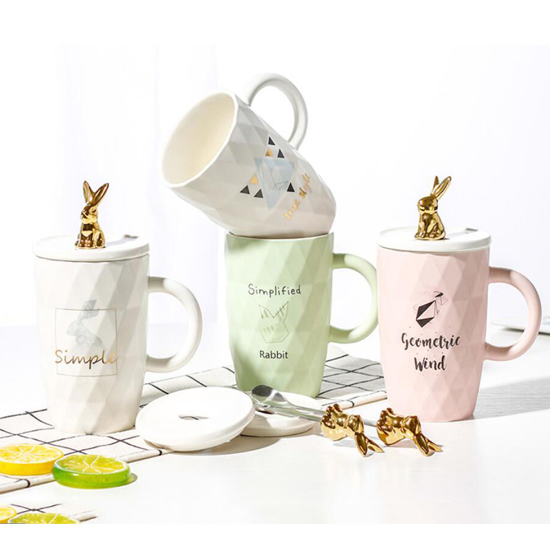 Wholesale Rabbit Golden Coffee Mug Supplier