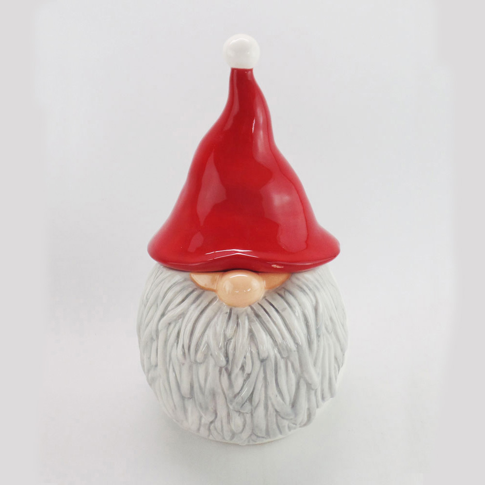 Wholesale Ceramic Whimsical Gnome Canister and Cookie Jar Factory