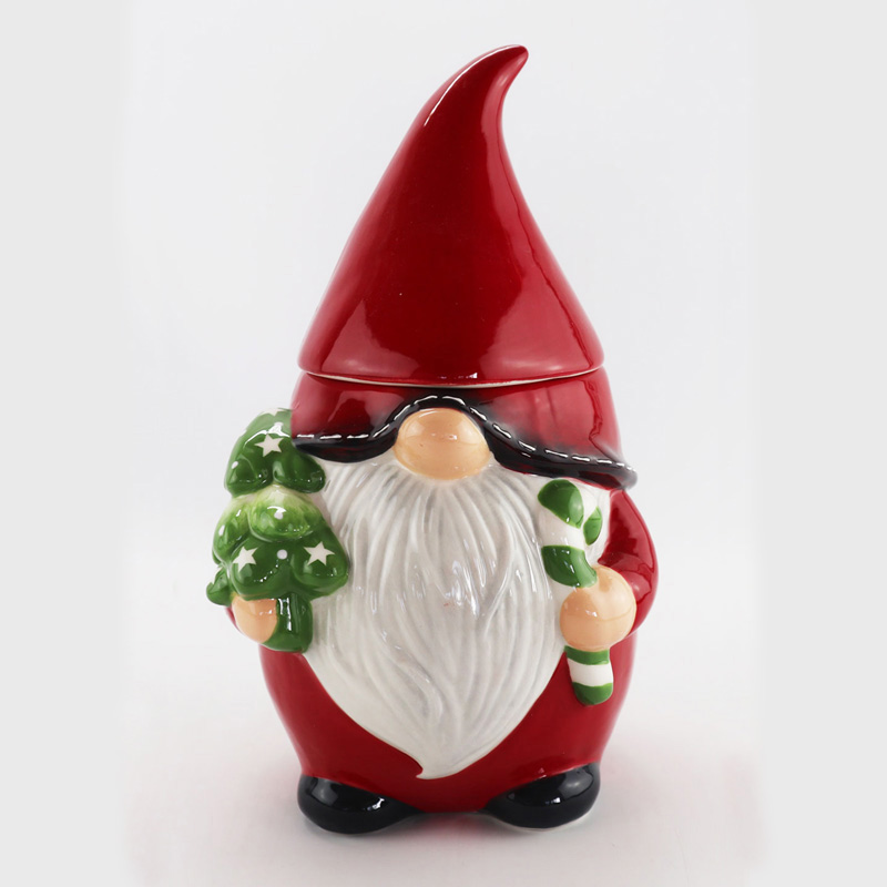 American Ceramic Whimsical Gnome Canister and Cookie Jar Wholesale