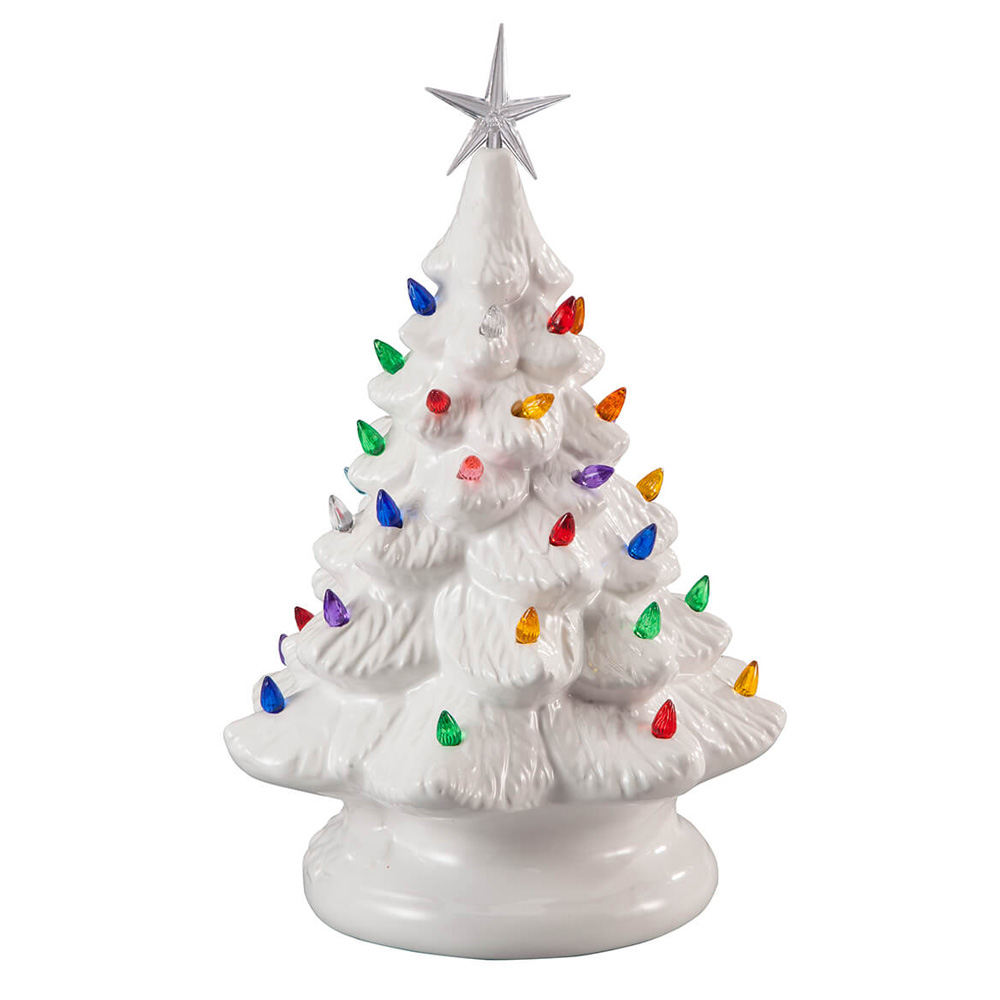 Supply White Ceramic Halloween Trees More Size Wholesale